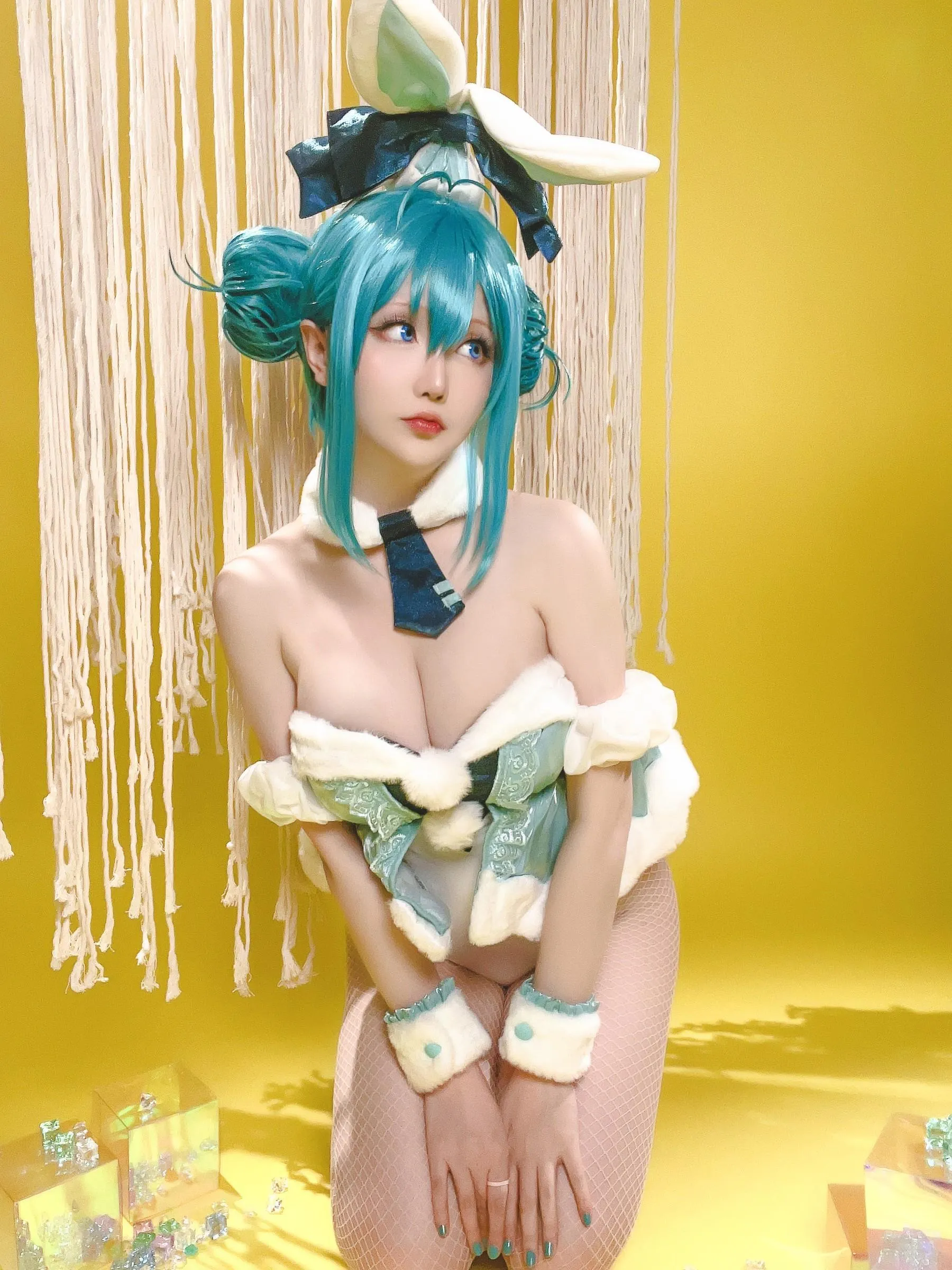 星之迟迟 – NO.158 23年9月计划A 初音未来 白兔女郎 [77P]插图1